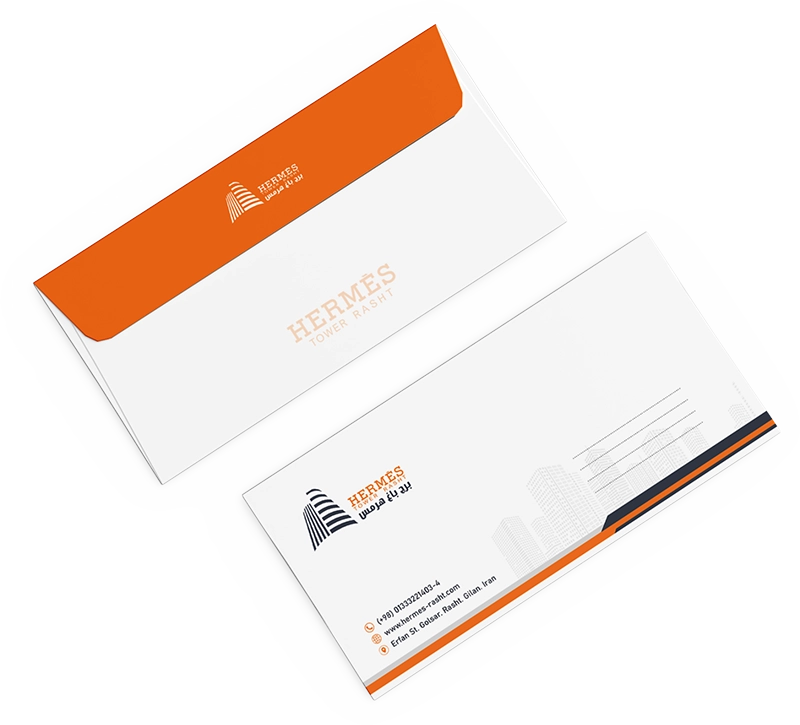 خدمات سفارش طراحی پاکت نامه، A4 به صورت آنلاین